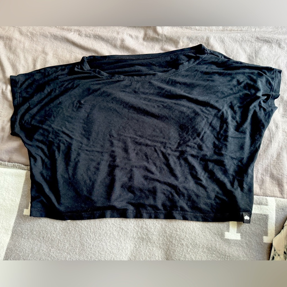 Booty by Brabants black crop top